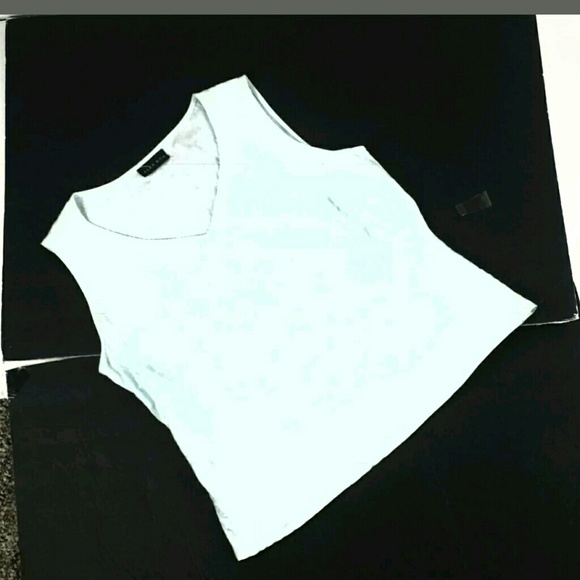 Linen White Camisole Top Sz 12 - Picture 3 of 5